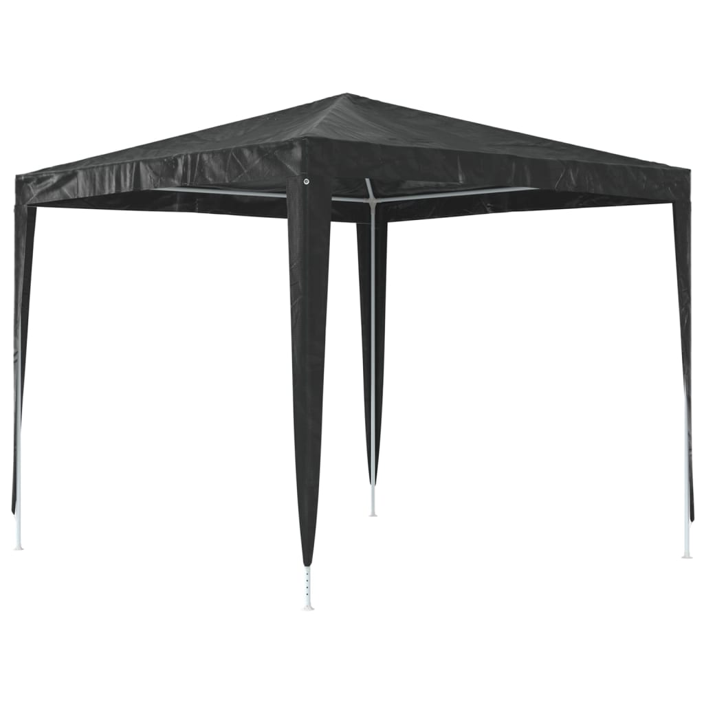 Gazebo Professionale 2,5x2,5 m Antracite 90 g/m² 48507