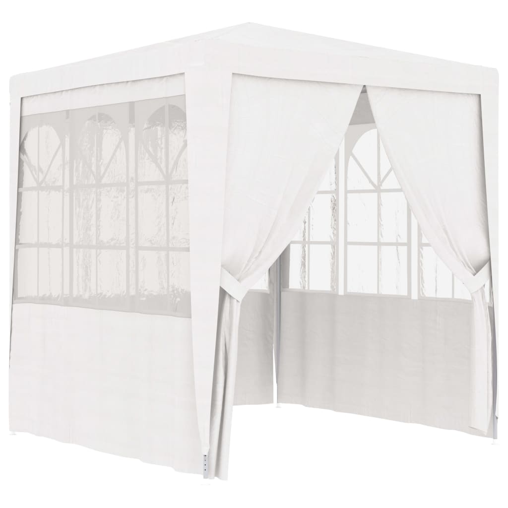 Gazebo Professionale con Pareti 2x2 m Bianco 90 g/m²cod mxl 126796