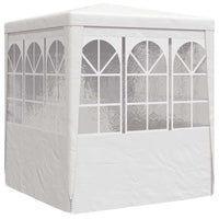 Gazebo Professionale con Pareti 2x2 m Bianco 90 g/m² 48516