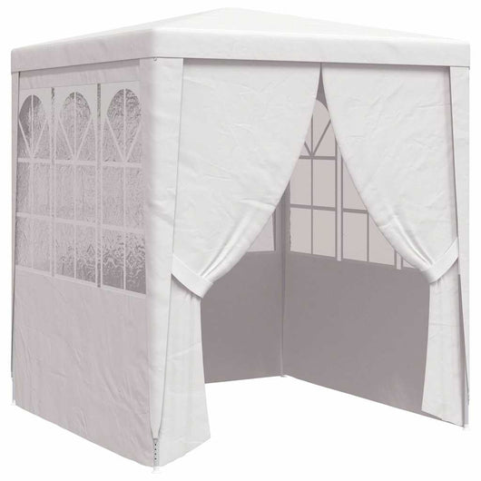 Gazebo Professionale con Pareti 2,5x2,5 m Bianco 90 g/m² 48518