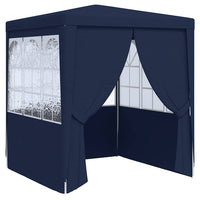 Gazebo Professionale con Pareti 2,5x2,5 m Blu 90 g/m² 48519