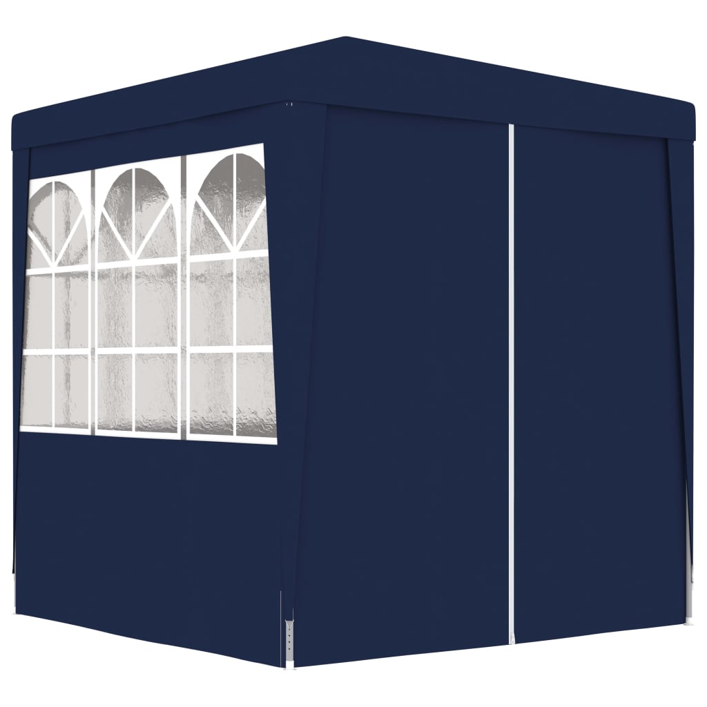 Gazebo Professionale con Pareti 2,5x2,5 m Blu 90 g/m² 48519