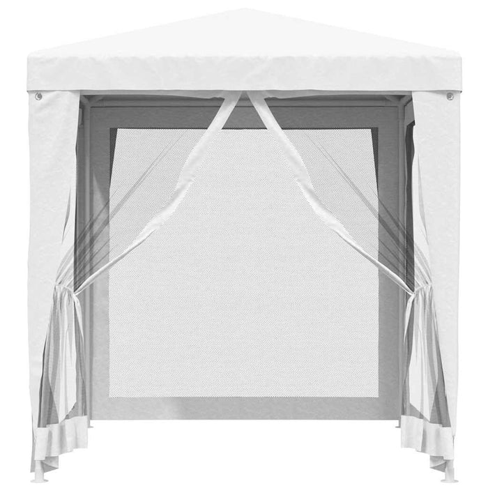 Tendone per Feste con 4 Pareti in Rete 2x2 m Bianco cod mxl 48618