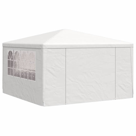 Gazebo Professionale con Pareti 4x4 m Bianco 90 g/mÂ² cod mxl 53895