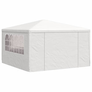Gazebo Professionale con Pareti 4x4 m Bianco 90 g/m² 48525
