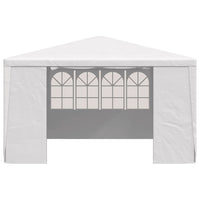 Gazebo Professionale con Pareti 4x4 m Bianco 90 g/mÂ² cod mxl 53895