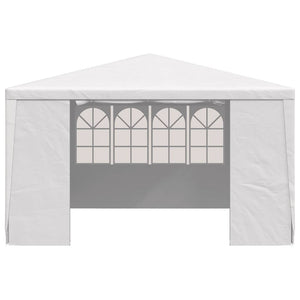 Gazebo Professionale con Pareti 4x4 m Bianco 90 g/mÂ² cod mxl 53895