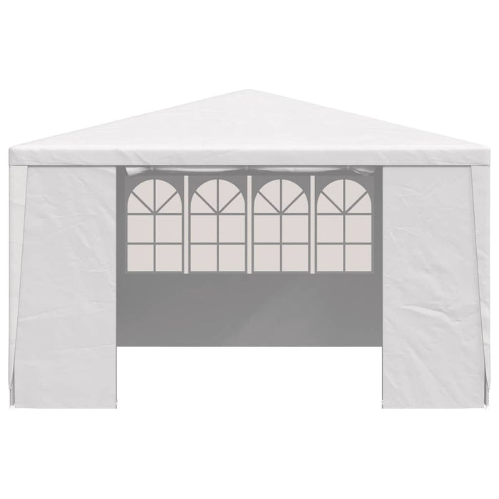 Gazebo Professionale con Pareti 4x4 m Bianco 90 g/mÂ² cod mxl 53895