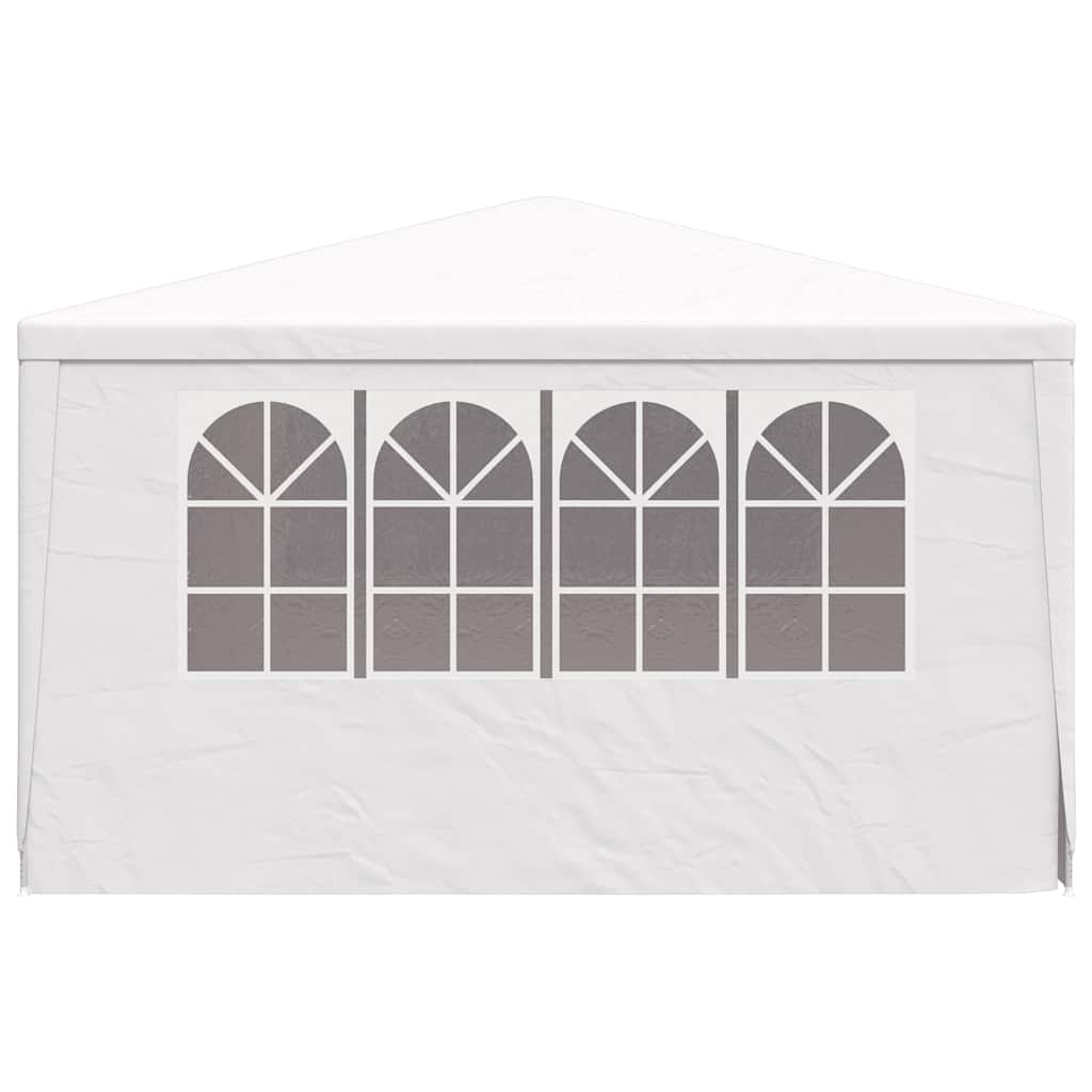 Gazebo Professionale con Pareti 4x4 m Bianco 90 g/mÂ² cod mxl 53895