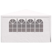 Gazebo Professionale con Pareti 4x4 m Bianco 90 g/mÂ² cod mxl 53895