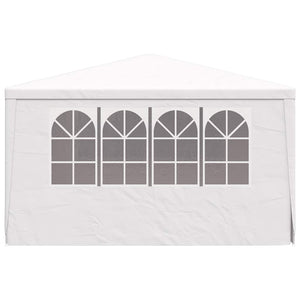 Gazebo Professionale con Pareti 4x4 m Bianco 90 g/mÂ² cod mxl 53895