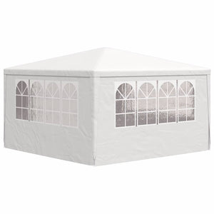 Gazebo Professionale con Pareti 4x4 m Bianco 90 g/m² 48525