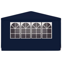 Gazebo Professionale con Pareti 4x4 m Blu 90 g/m² 48526