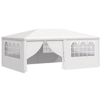 Gazebo Professionale con Pareti 4x6 m Bianco 90 g/m² 48527