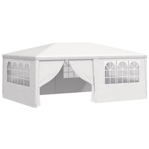 Gazebo Professionale con Pareti 4x6 m Bianco 90 g/m² 48527