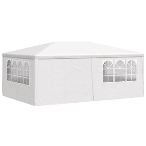 Gazebo Professionale con Pareti 4x6 m Bianco 90 g/m² 48527