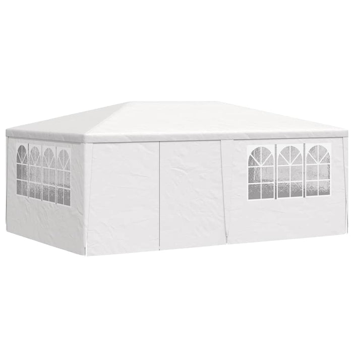 Gazebo Professionale con Pareti 4x6 m Bianco 90 g/m² 48527