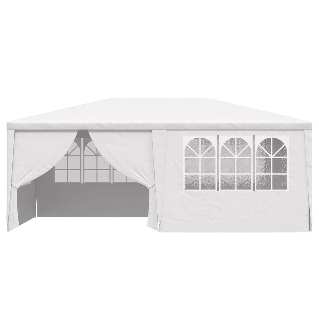 Gazebo Professionale con Pareti 4x6 m Bianco 90 g/m² 48527