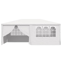 Gazebo Professionale con Pareti 4x6 m Bianco 90 g/m² 48527