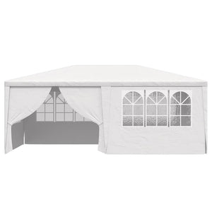 Gazebo Professionale con Pareti 4x6 m Bianco 90 g/m² 48527