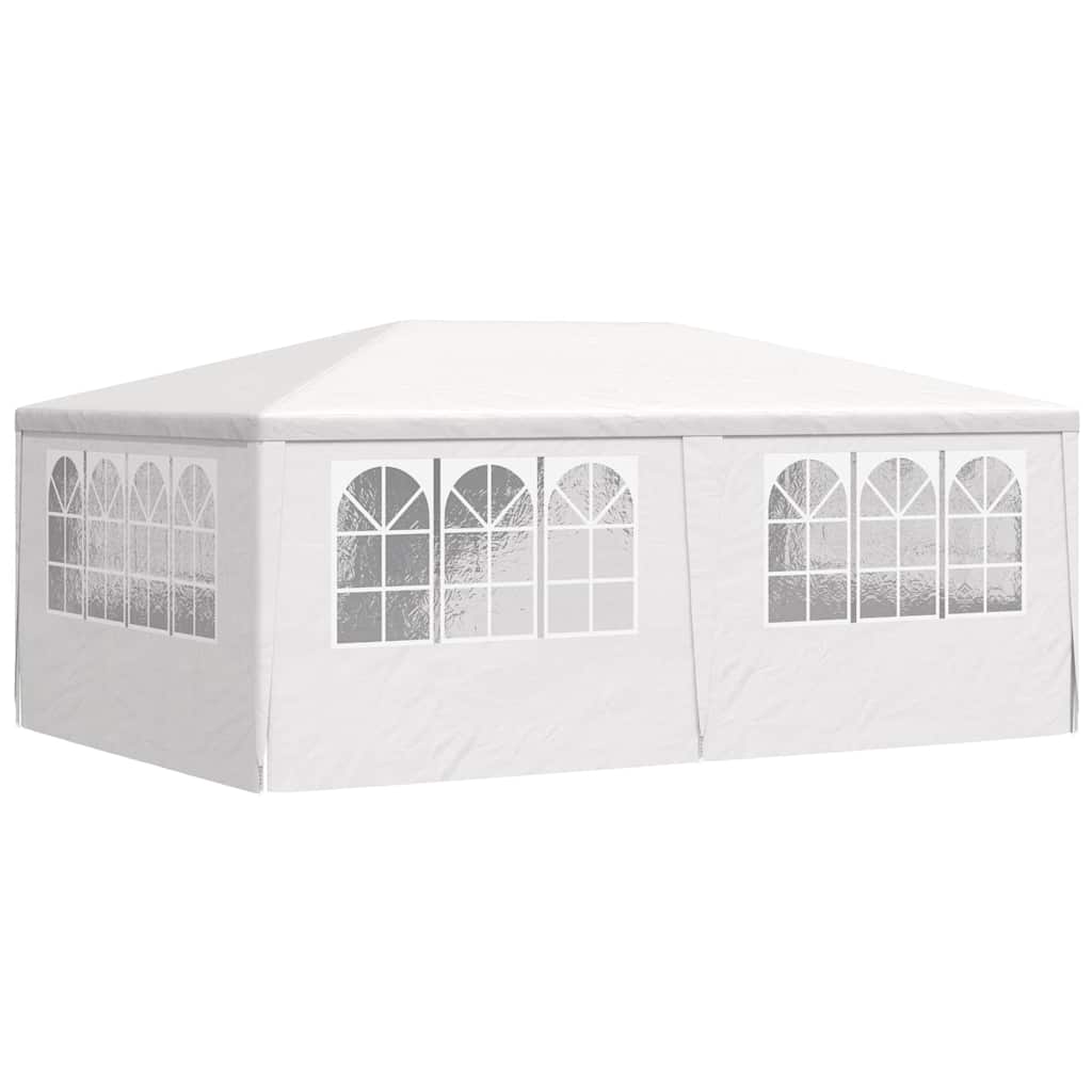 Gazebo Professionale con Pareti 4x6 m Bianco 90 g/m² 48527
