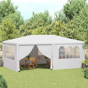 Gazebo Professionale con Pareti 4x6 m Bianco 90 g/m² 48527