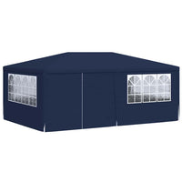 Gazebo Professionale con Pareti 4x6 m Blu 90 g/m² 48528