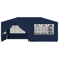 Gazebo Professionale con Pareti 4x6 m Blu 90 g/m² 48528
