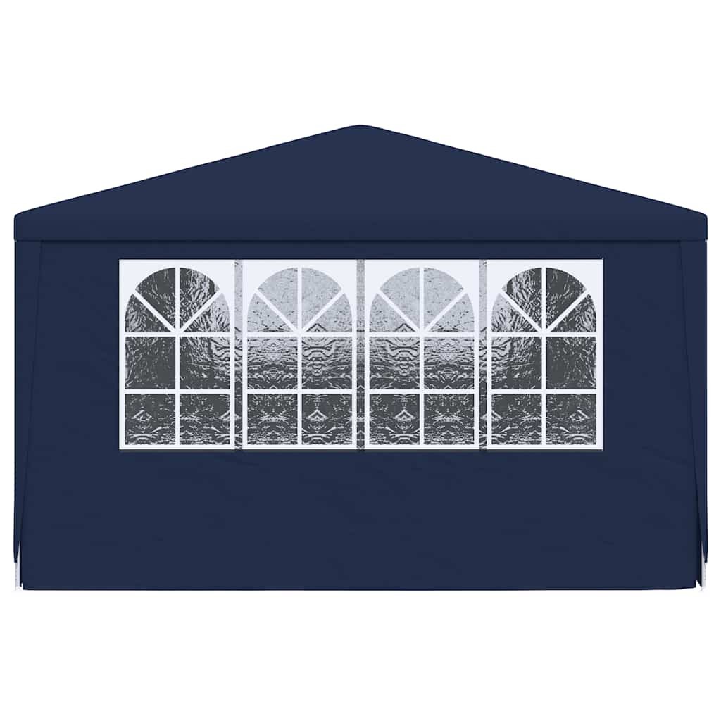 Gazebo Professionale con Pareti 4x6 m Blu 90 g/mÂ²
