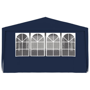 Gazebo Professionale con Pareti 4x6 m Blu 90 g/m² 48528