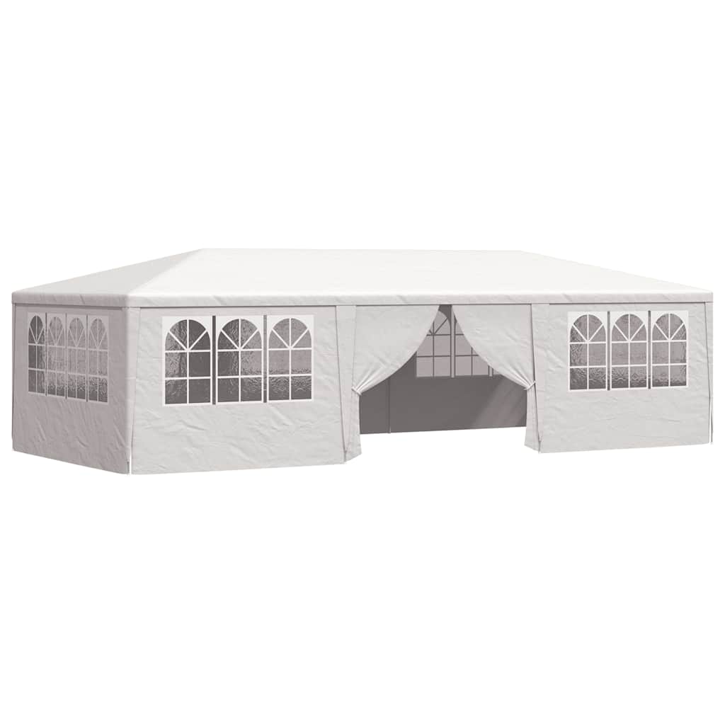 Gazebo Professionale con Pareti 4x9 m Bianco 90 g/mÂ² cod mxl 53485