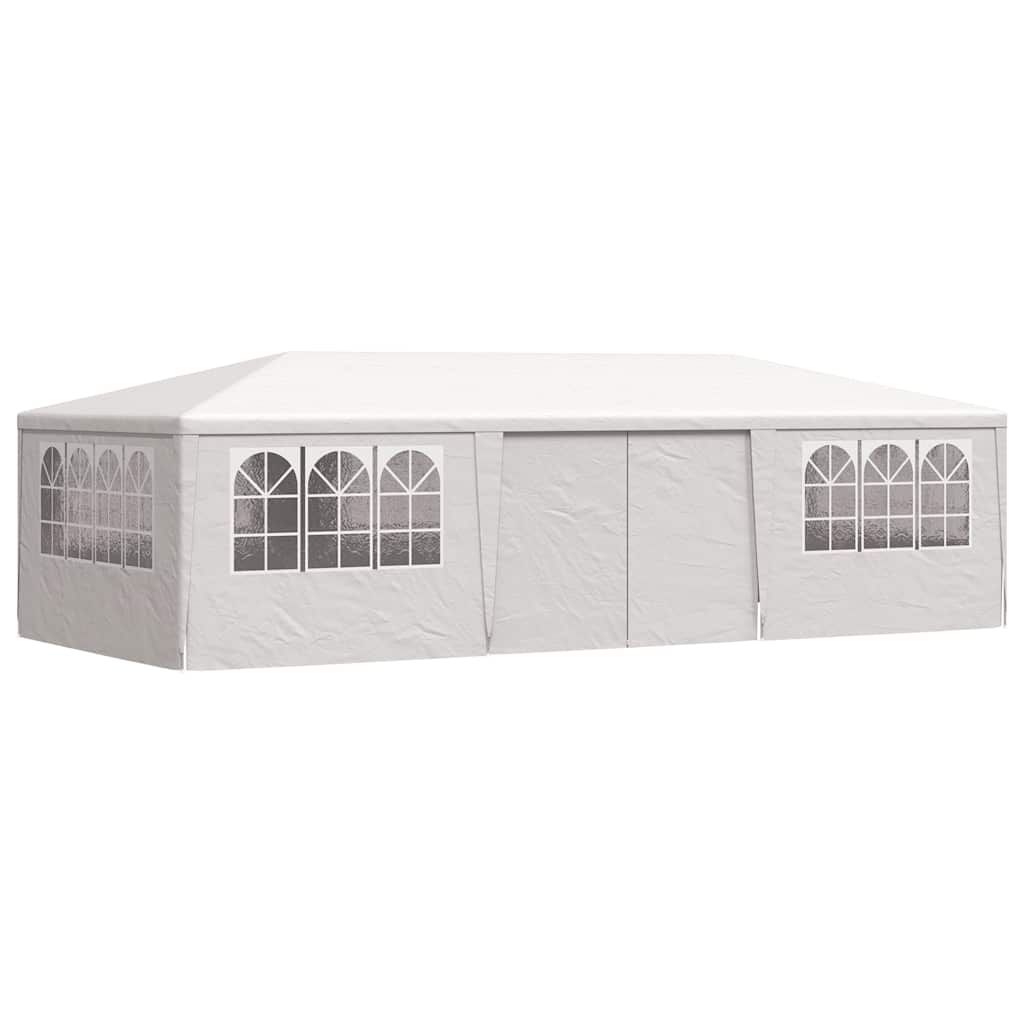 Gazebo Professionale con Pareti 4x9 m Bianco 90 g/m² 48529