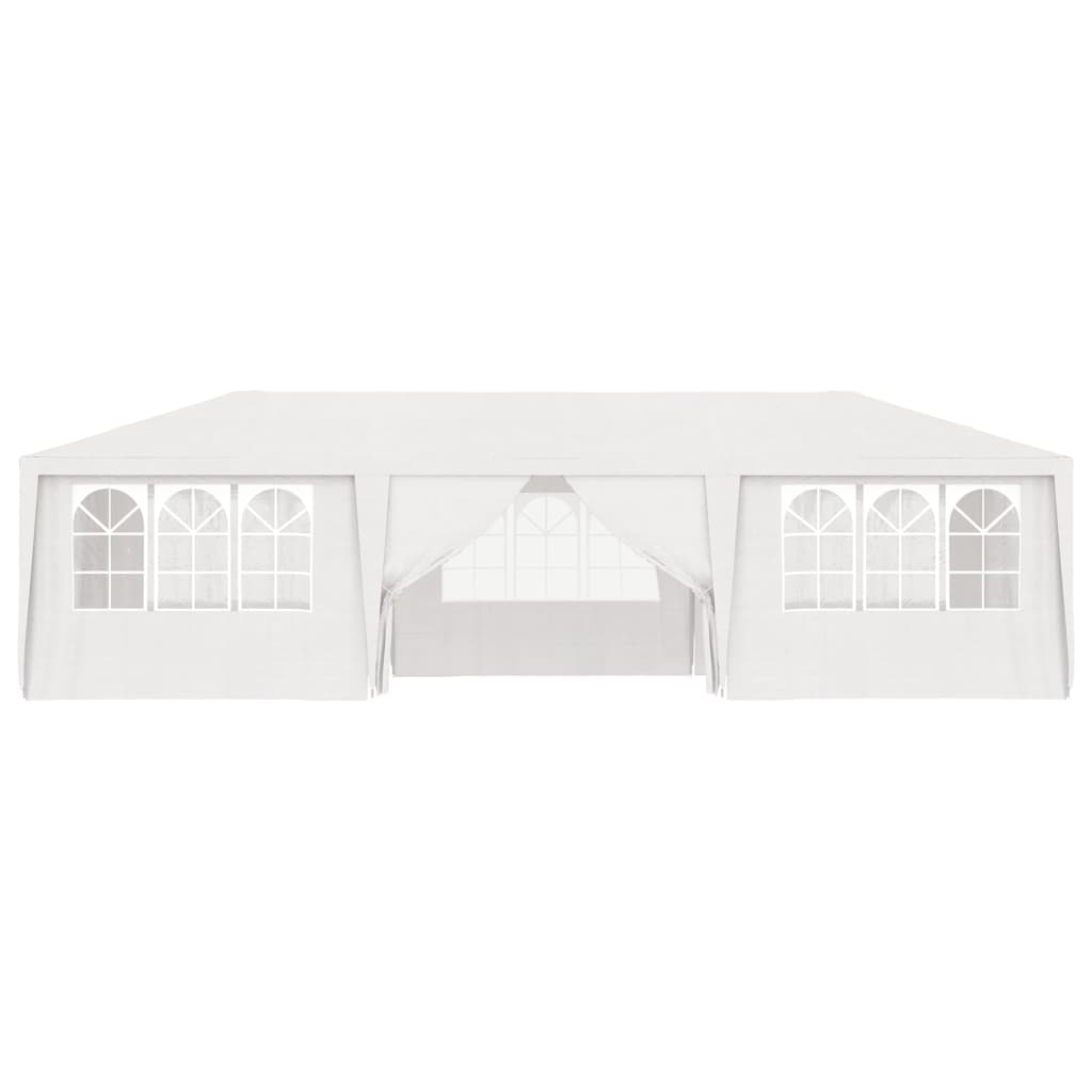 Gazebo Professionale con Pareti 4x9 m Bianco 90 g/m² 48529