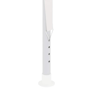 Gazebo Professionale con Pareti 4x9 m Bianco 90 g/mÂ² cod mxl 53485