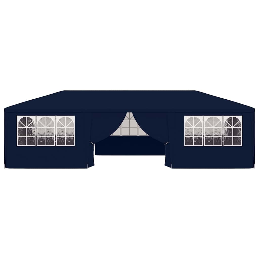 Gazebo Professionale con Pareti 4x9 m Blu 90 g/mÂ² cod mxl 50300