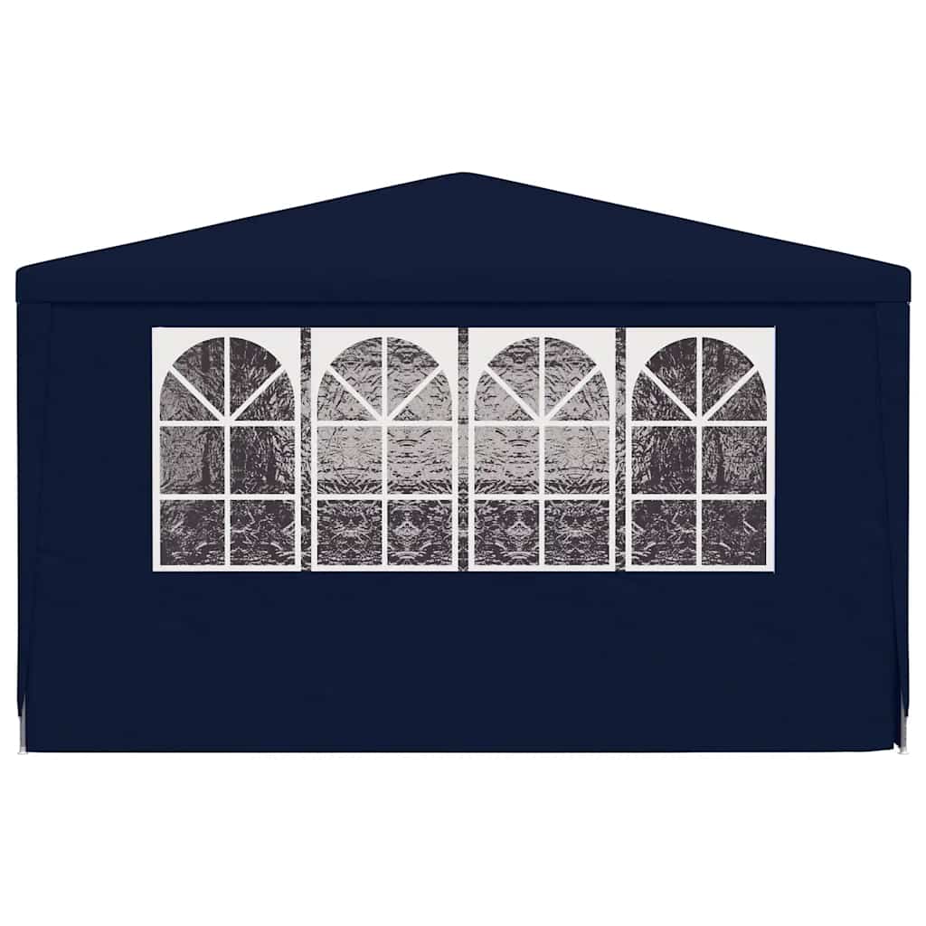 Gazebo Professionale con Pareti 4x9 m Blu 90 g/mÂ² cod mxl 50300