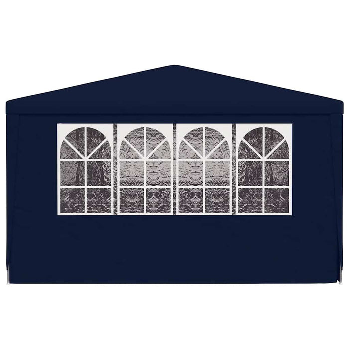 Gazebo Professionale con Pareti 4x9 m Blu 90 g/mÂ² cod mxl 50300