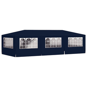 Gazebo Professionale con Pareti 4x9 m Blu 90 g/mÂ² cod mxl 50300