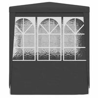 Gazebo Professionale con Pareti 2x2 m Antracite 90 g/m² 48531