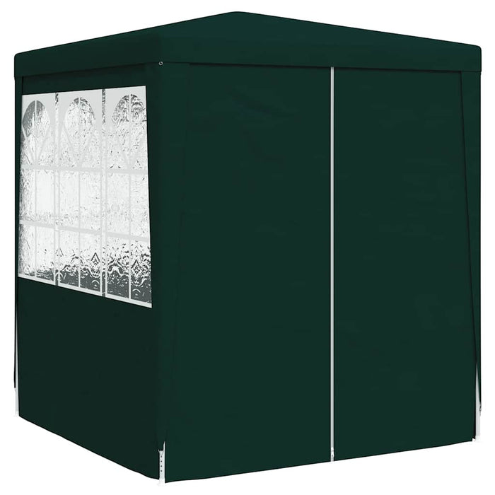 Gazebo Professionale con Pareti 2x2 m Verde 90 g/mÂ²