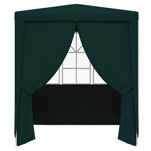Gazebo Professionale con Pareti 2x2 m Verde 90 g/mÂ²