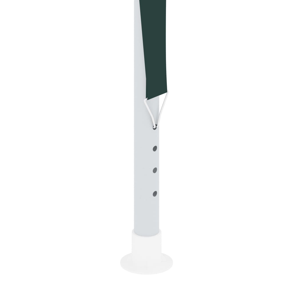 Gazebo Professionale con Pareti 2x2 m Verde 90 g/m² 48532