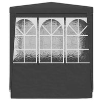 Gazebo Professionale con Pareti 2,5x2,5 m Antracite 90 g/m² 48533