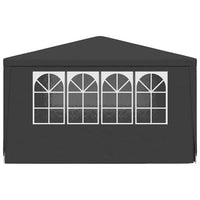 Gazebo Professionale con Pareti 4x4 m Antracite 90 g/m² 48535