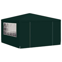 Gazebo Professionale con Pareti 4x4 m Verde 90 g/m² 48536