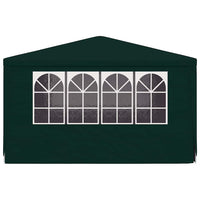 Gazebo Professionale con Pareti 4x4 m Verde 90 g/m² 48536