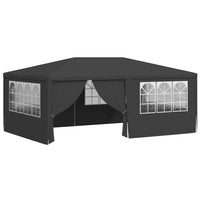 Gazebo Professionale con Pareti 4x6 m Antracite 90 g/m² 48537