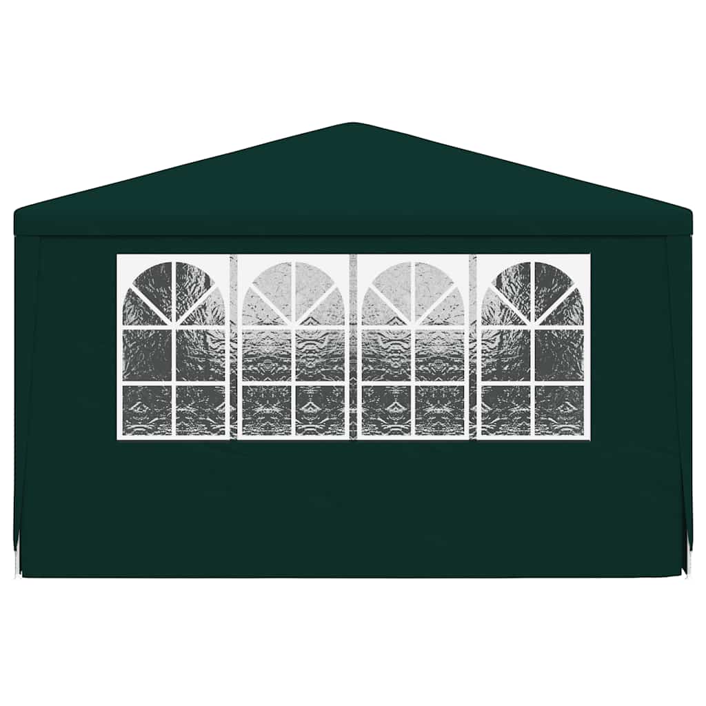 Gazebo Professionale con Pareti 4x6 m Verde 90 g/m² 48538