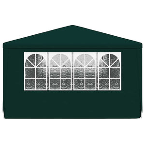 Gazebo Professionale con Pareti 4x6 m Verde 90 g/m² 48538