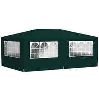 Gazebo Professionale con Pareti 4x6 m Verde 90 g/m² 48538